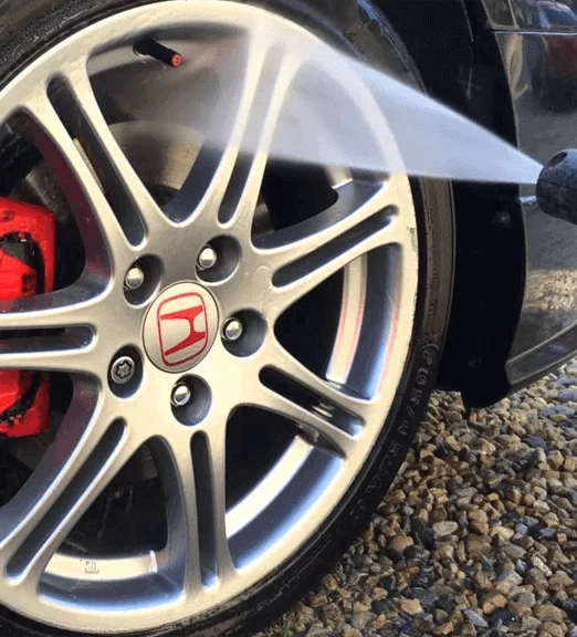 Wheel Spray Cleaning